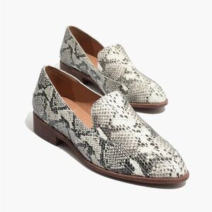 EUC Madewell Snakeskin Loafers